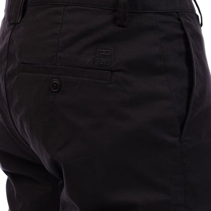 Black - Side - Diesel Mens Shorts