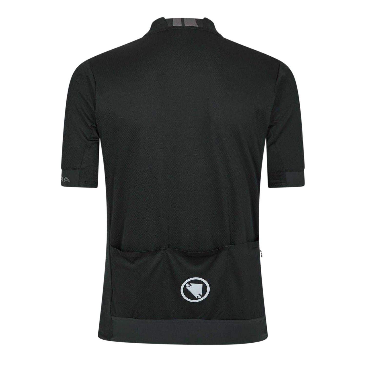 Black - Back - Endura Mens Fs260 Performance Cycling Jersey
