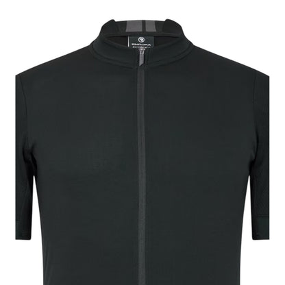 Black - Side - Endura Mens Fs260 Performance Cycling Jersey