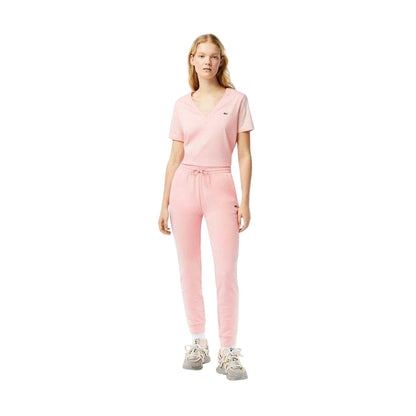 Pink - Lifestyle - Lacoste Womens-Ladies Polycotton Joggers