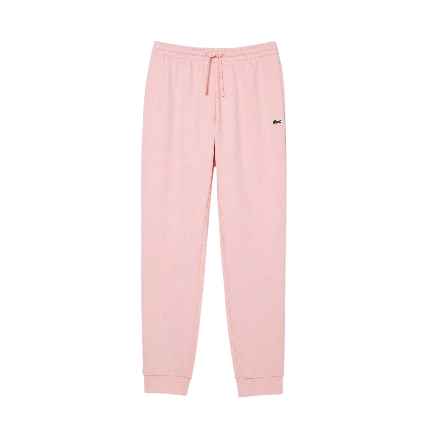 Pink - Front - Lacoste Womens-Ladies Polycotton Joggers