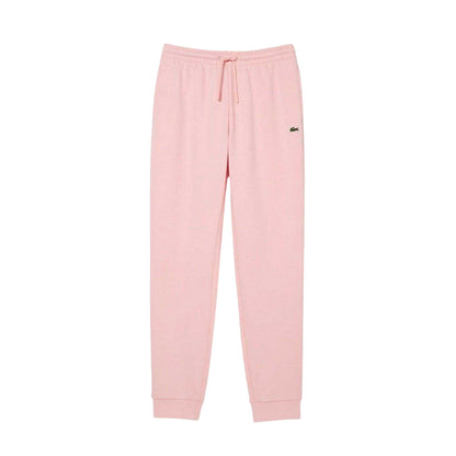Pink - Front - Lacoste Womens-Ladies Polycotton Joggers
