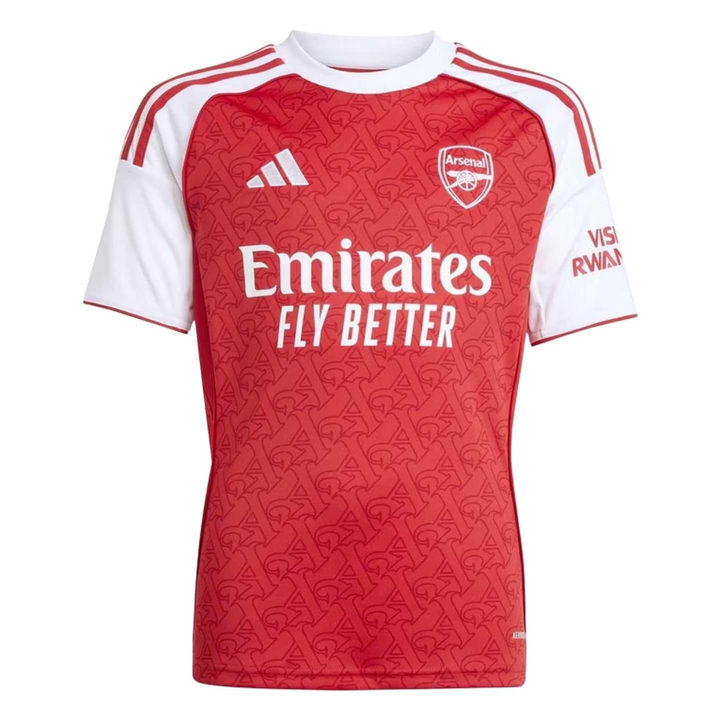 Red-White - Front - Adidas Unisex Adult 2025-2026 Arsenal FC Football Shirt
