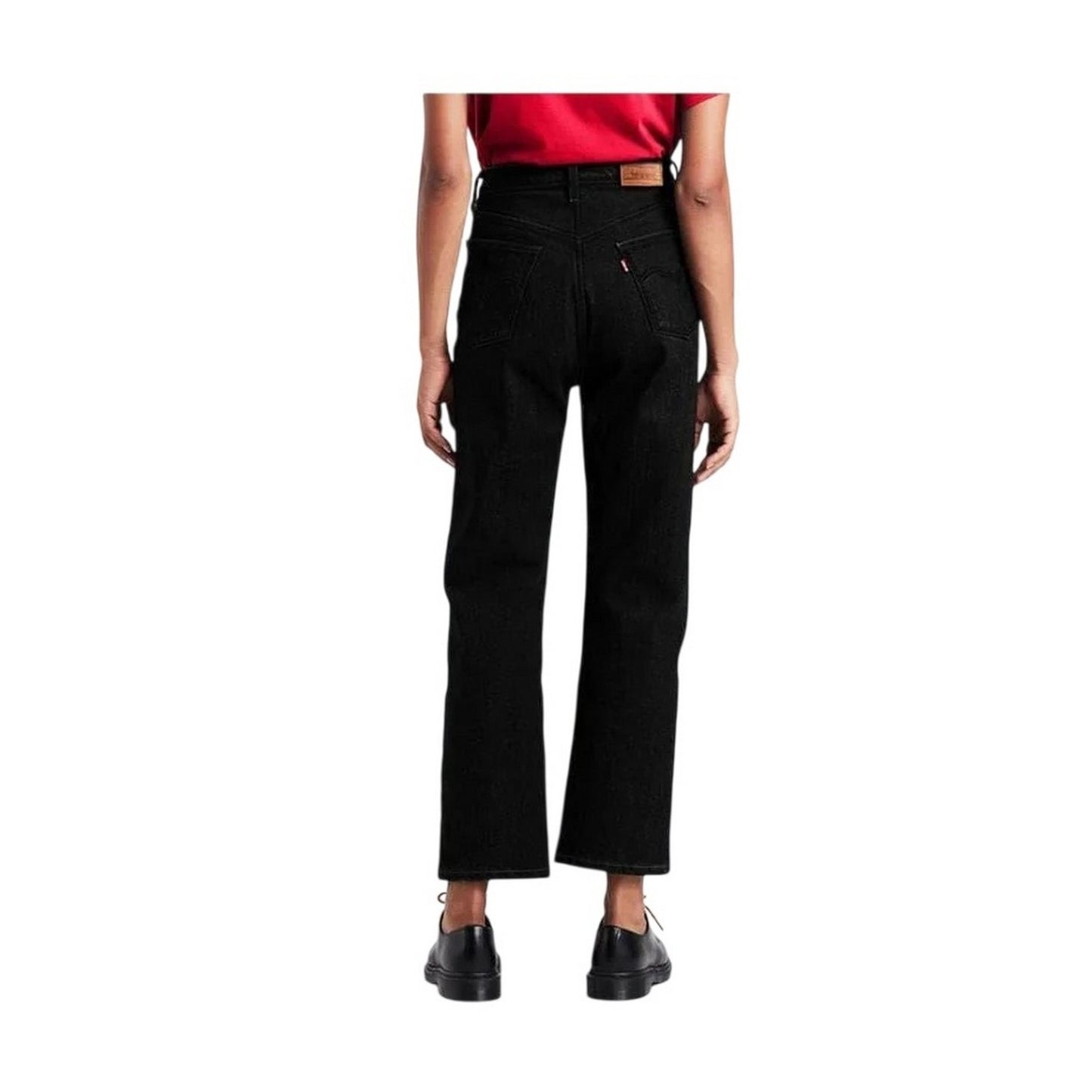 Black Sprout - Back - Levis Womens-Ladies Ribcage Cotton Denim Jeans