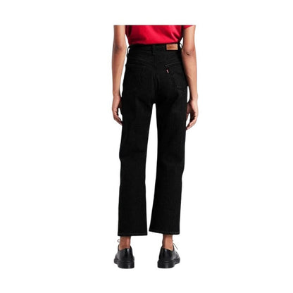 Black Sprout - Back - Levis Womens-Ladies Ribcage Cotton Denim Jeans