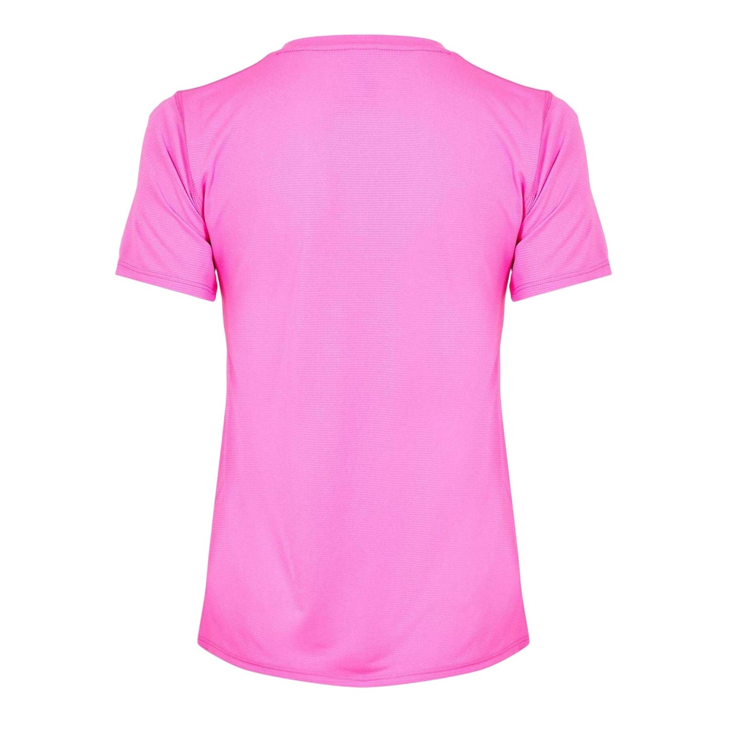 Pink - Back - New Balance Womens-Ladies Performance Short-Sleeved Running Top