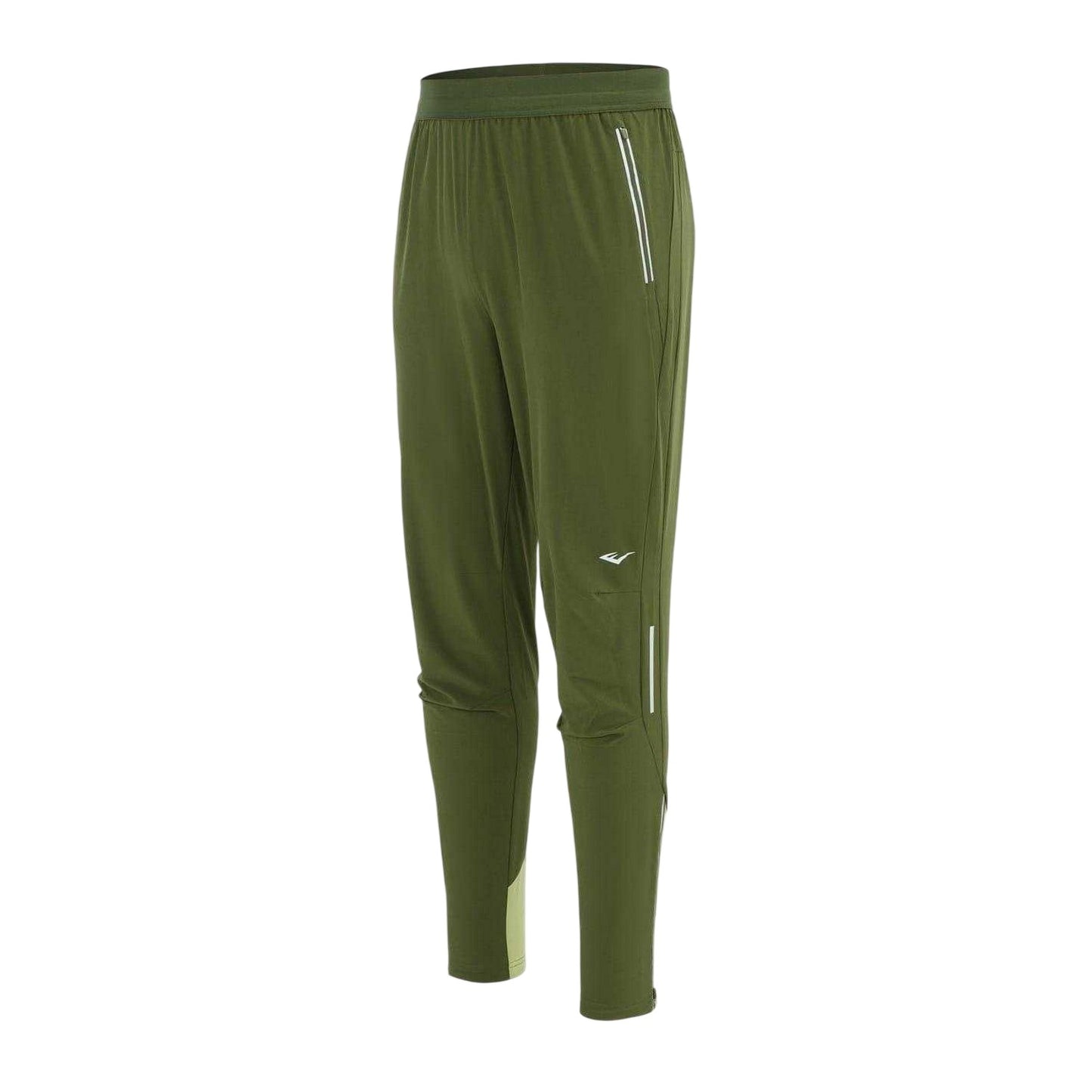 Khaki Green - Side - Everlast Mens Flexible Trousers