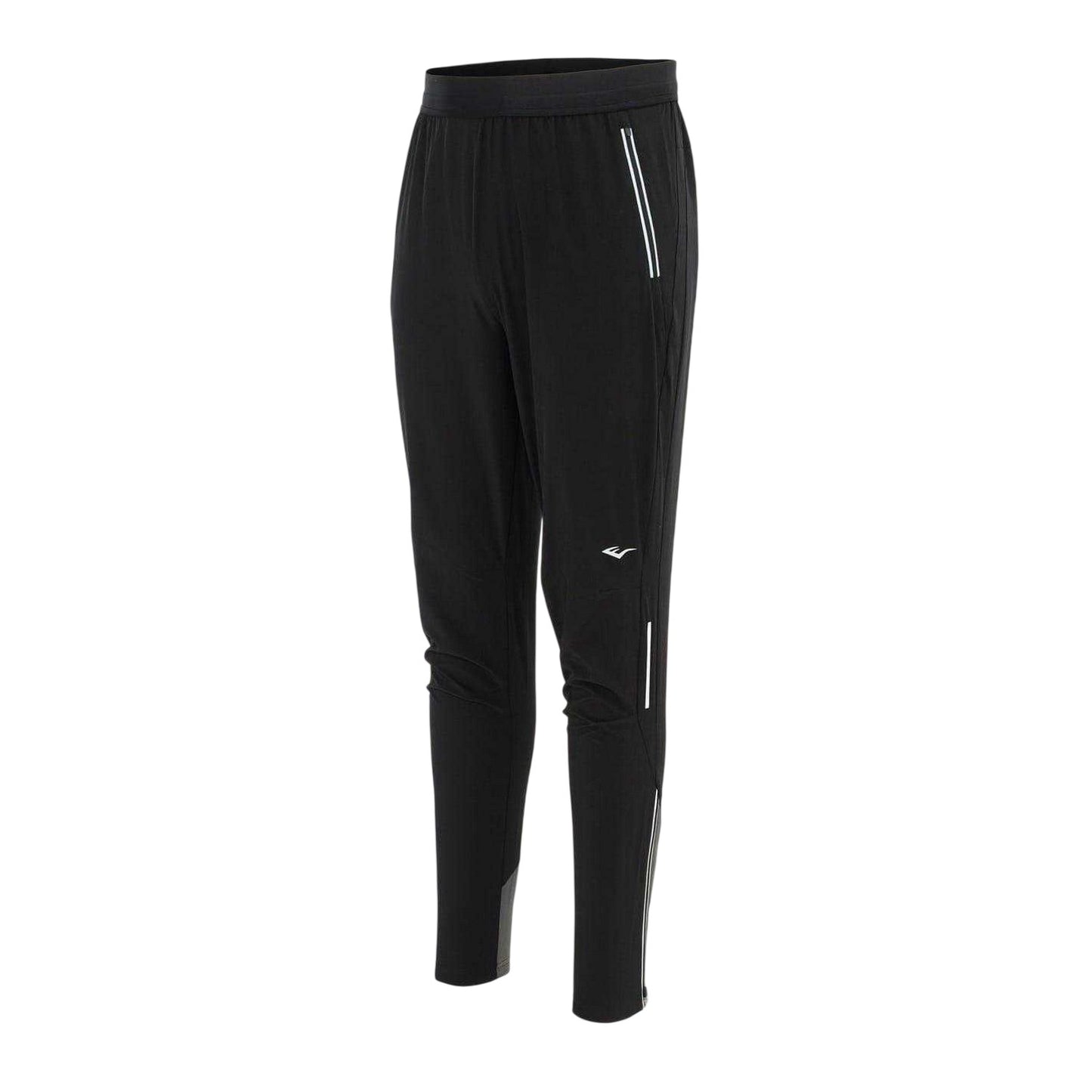 Black-Grey - Side - Everlast Mens Flexible Trousers