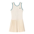 White-Blue - Front - Lacoste Womens-Ladies Ultra Dry Tennis Dress
