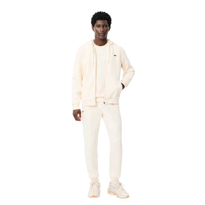 White - Pack Shot - Lacoste Mens Cotton Blend Sweatpants