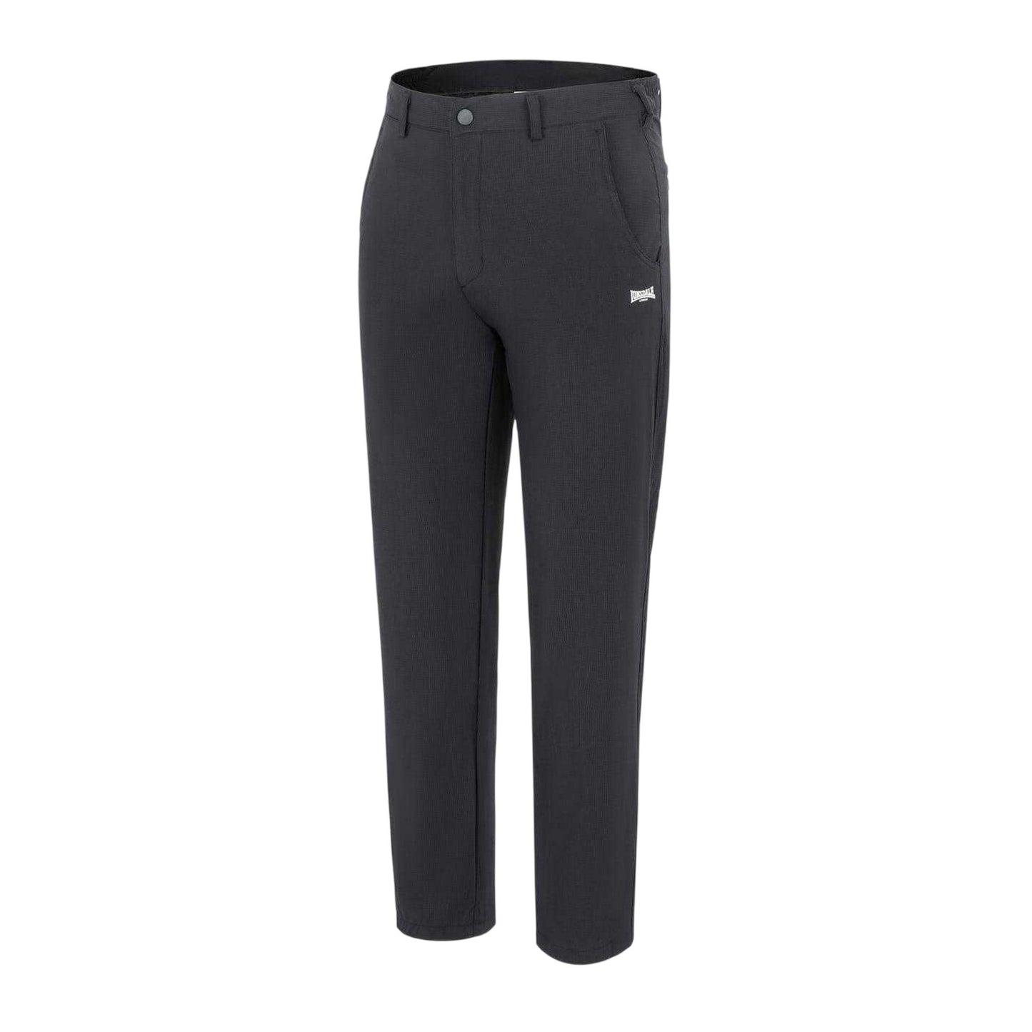Grey - Side - Lonsdale Mens Trousers