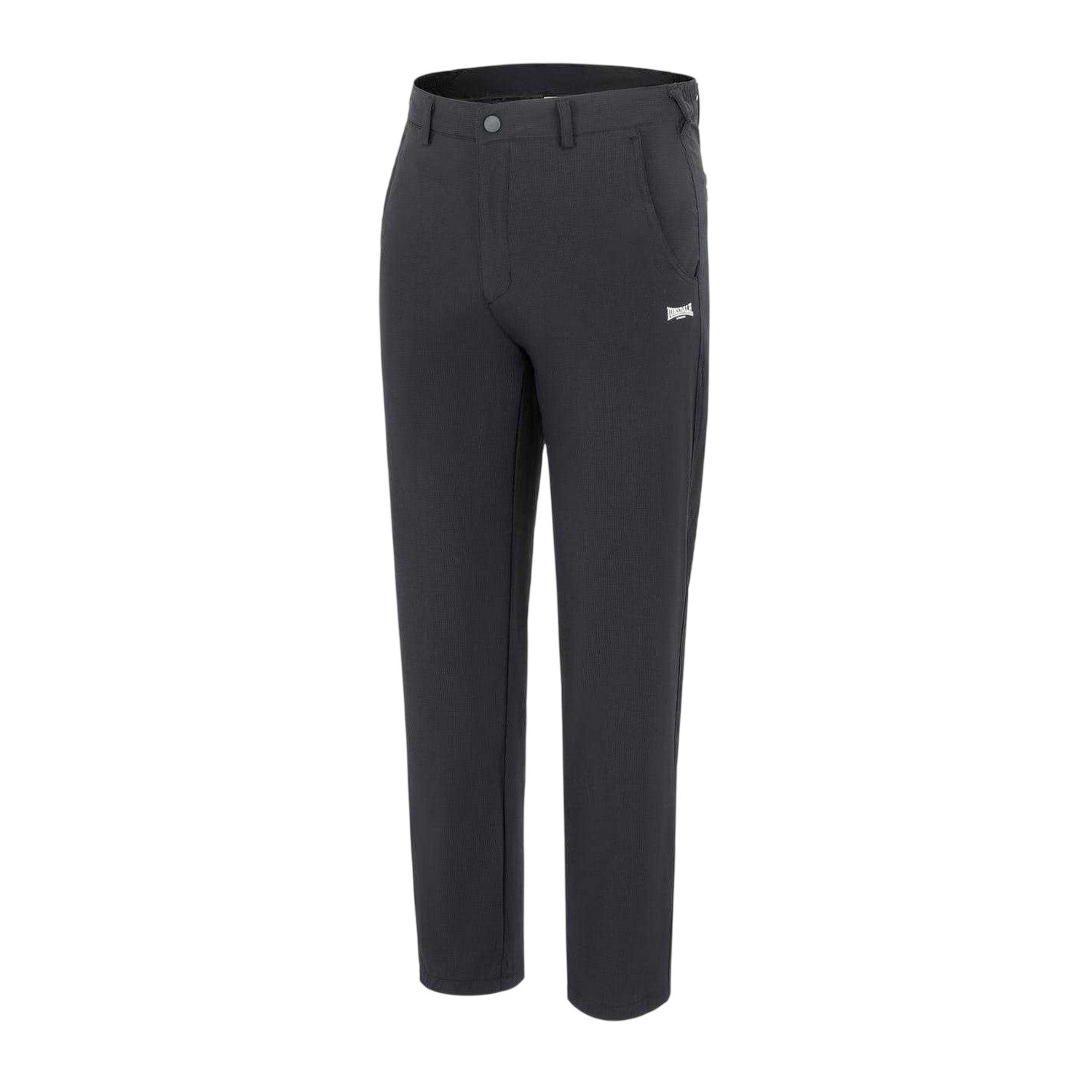 Grey - Side - Lonsdale Mens Trousers