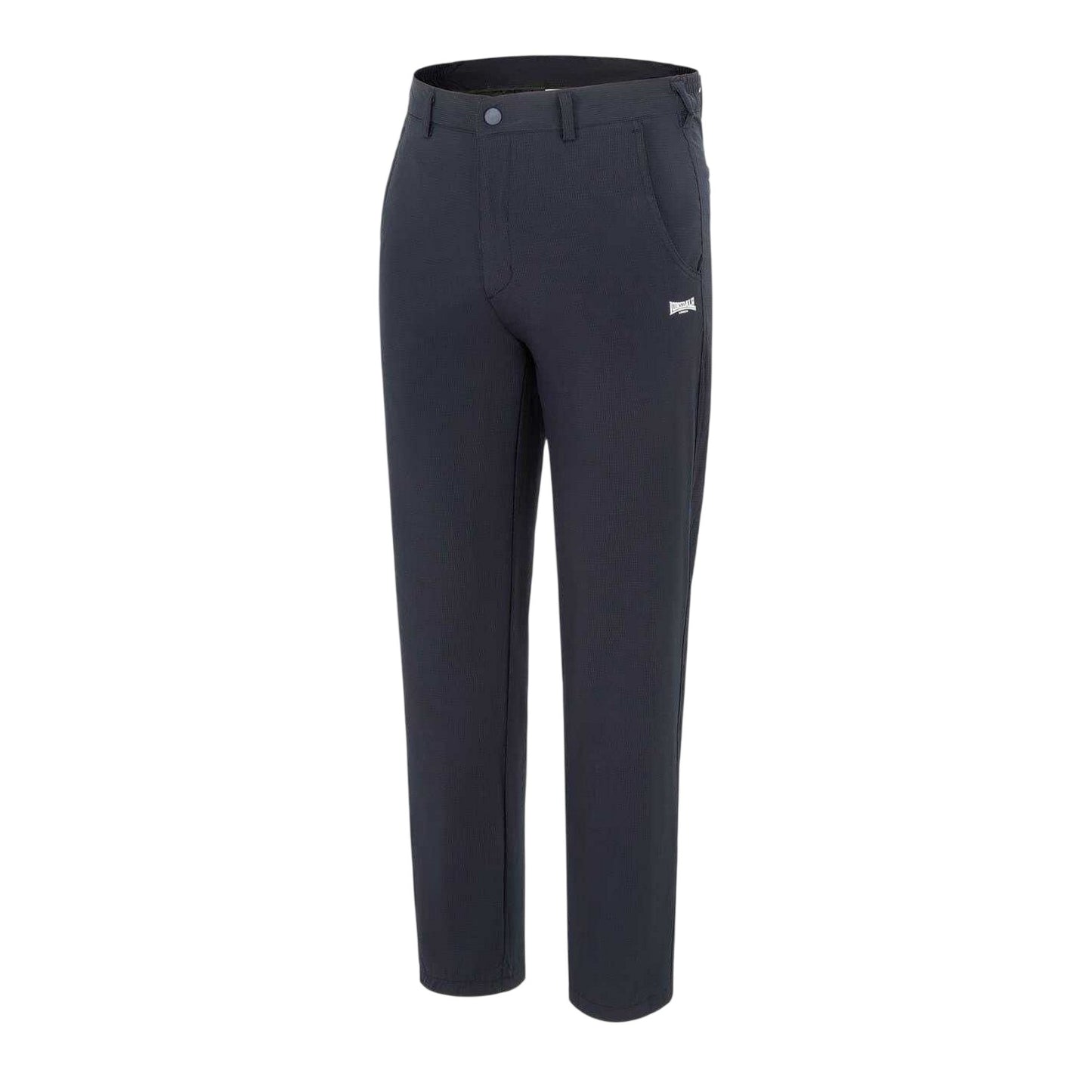 Navy - Side - Lonsdale Mens Trousers