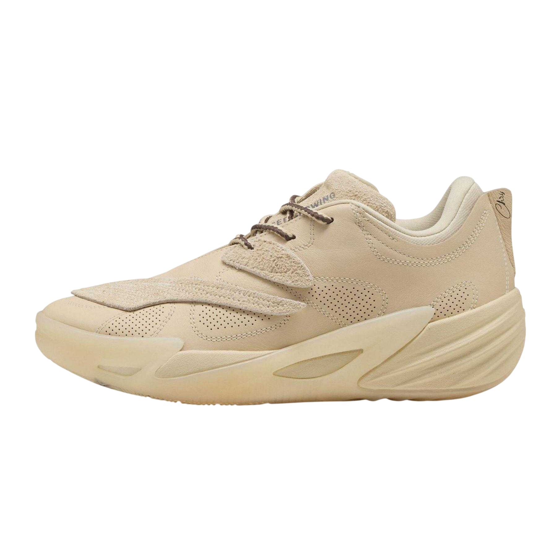 Canvas - Back - Puma Mens All-Pro Nitro 2 Leather Basketball Shoes