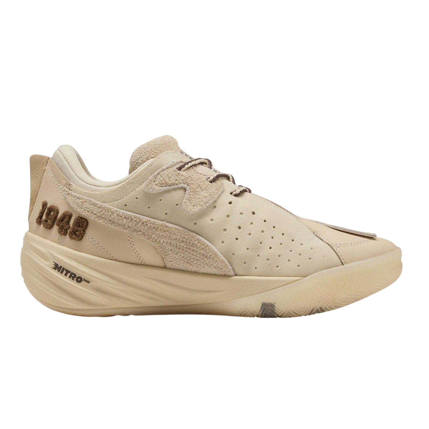 Canvas - Front - Puma Mens All-Pro Nitro 2 Leather Basketball Shoes