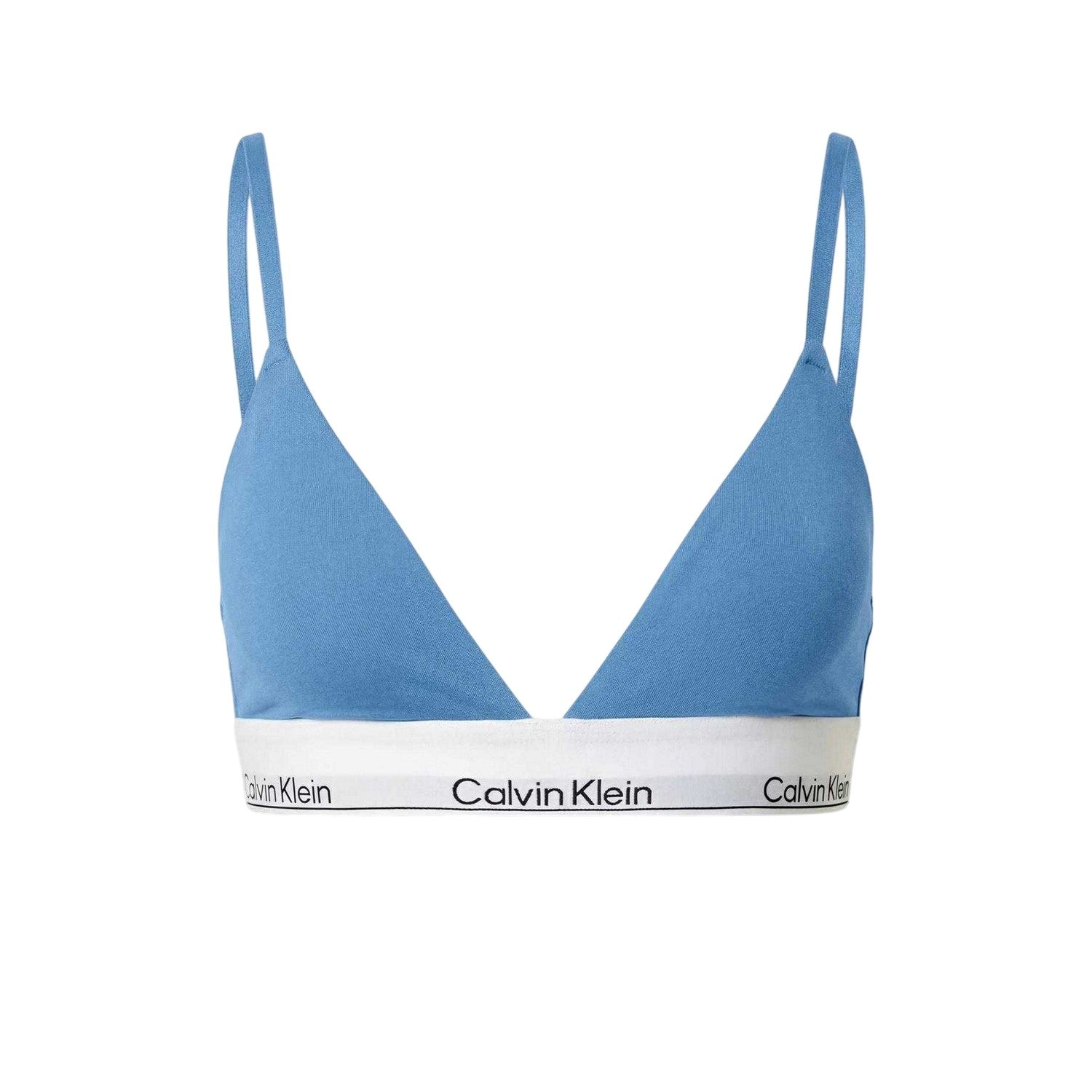Blue - Front - Calvin Klein Womens-Ladies Light Support Bralette