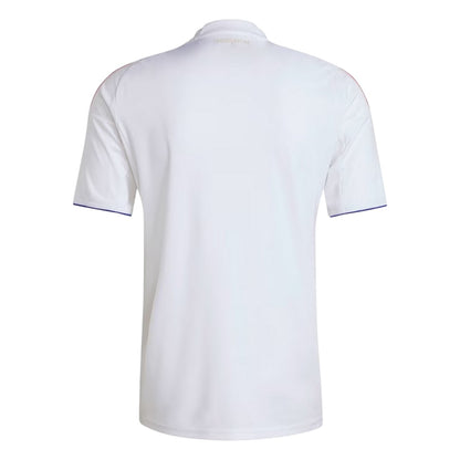 White - Back - Adidas Unisex Adult 2025-2026 Olympique Lyonnais Home Shirt