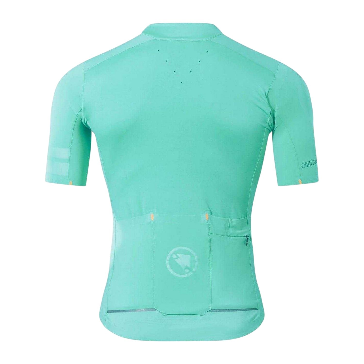 Aqua - Back - Endura Mens Pro Short-Sleeved Cycling Jersey