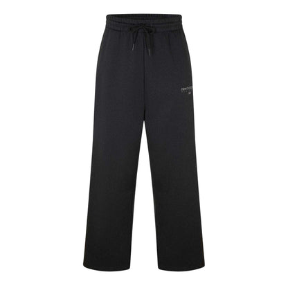 Black - Front - New Balance Womens-Ladies Fleece Relaxed Fit Sweatpants