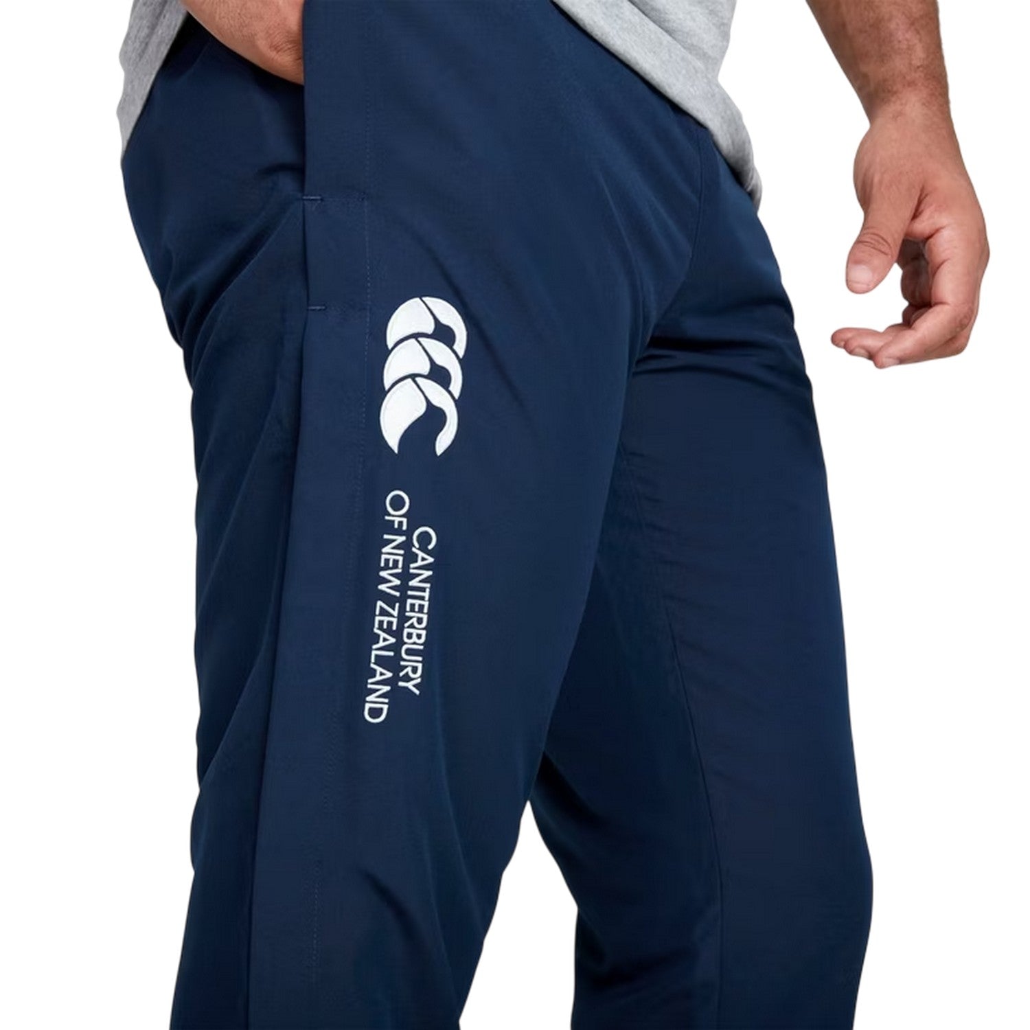 Navy - Side - Canterbury Mens Stadium Tracksuit Bottoms