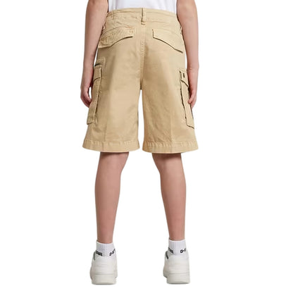 Dark Brick - Back - G-Star Childrens-Kids Rovic Cargo Shorts