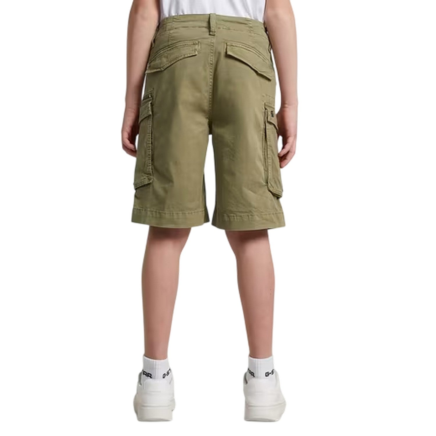 Green - Back - G-Star Childrens-Kids Rovic Cargo Shorts