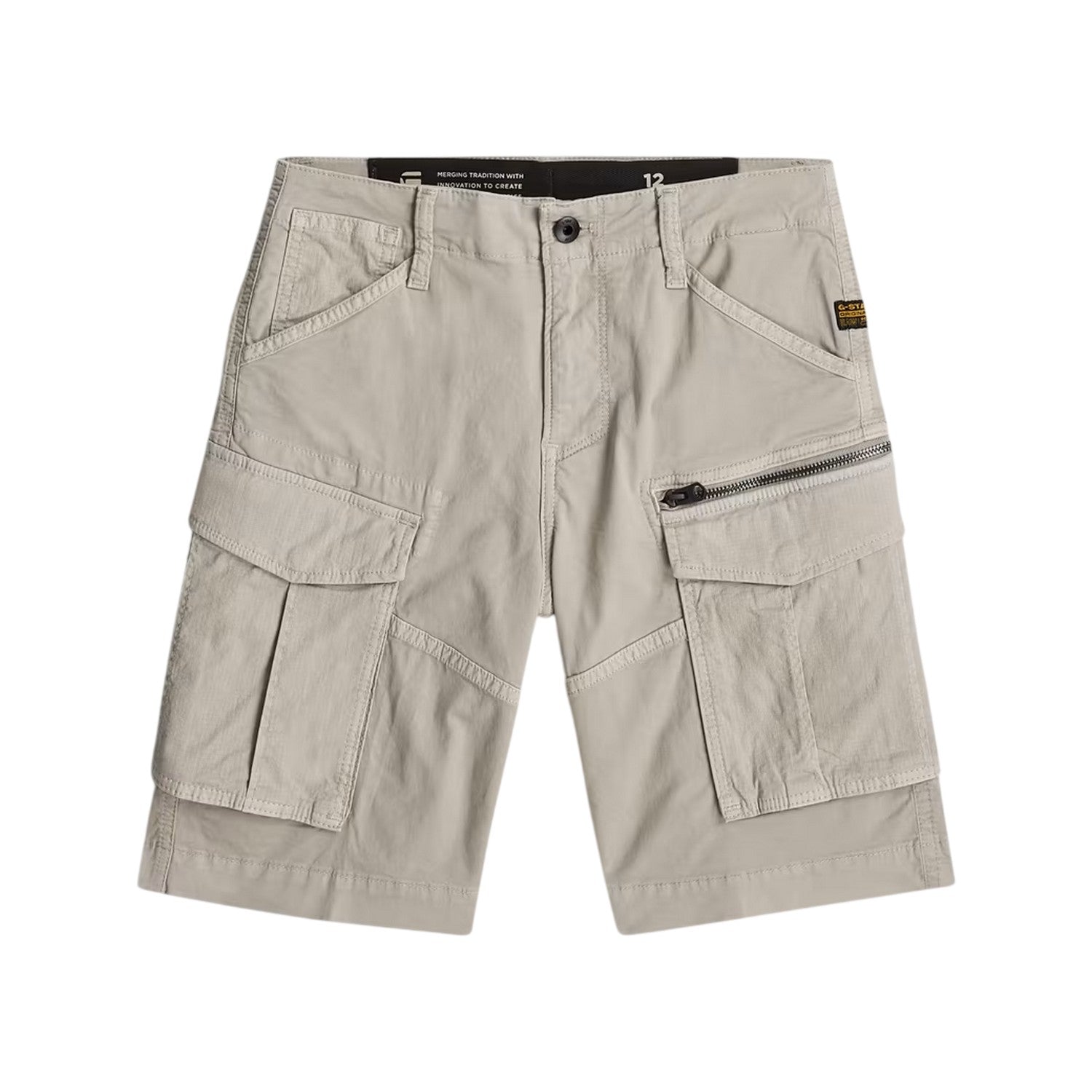 Alloy Grey - Front - G-Star Childrens-Kids Rovic Cargo Shorts