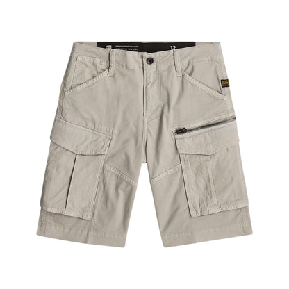 Alloy Grey - Front - G-Star Childrens-Kids Rovic Cargo Shorts