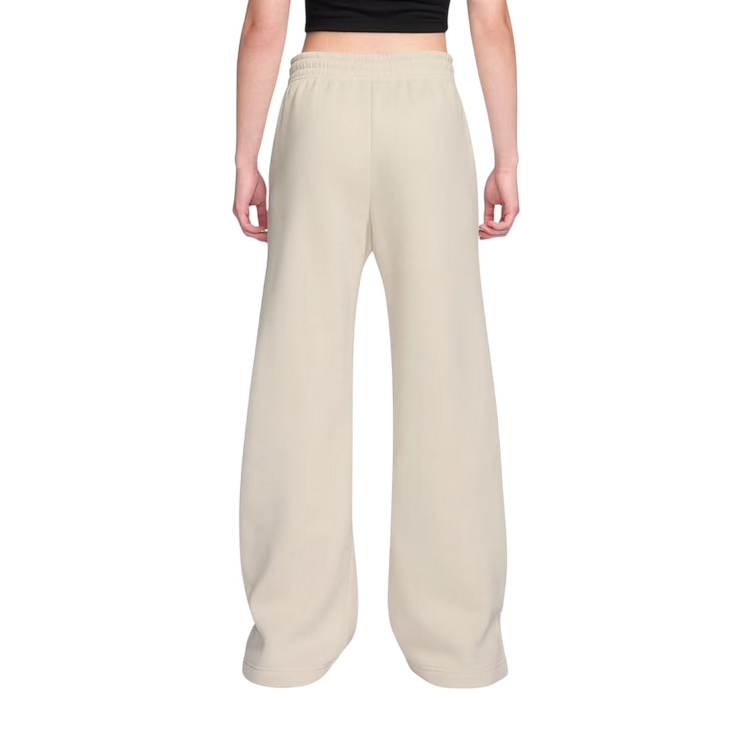 Cream - Back - Nike Womens-Ladies Chenille Sweatpants