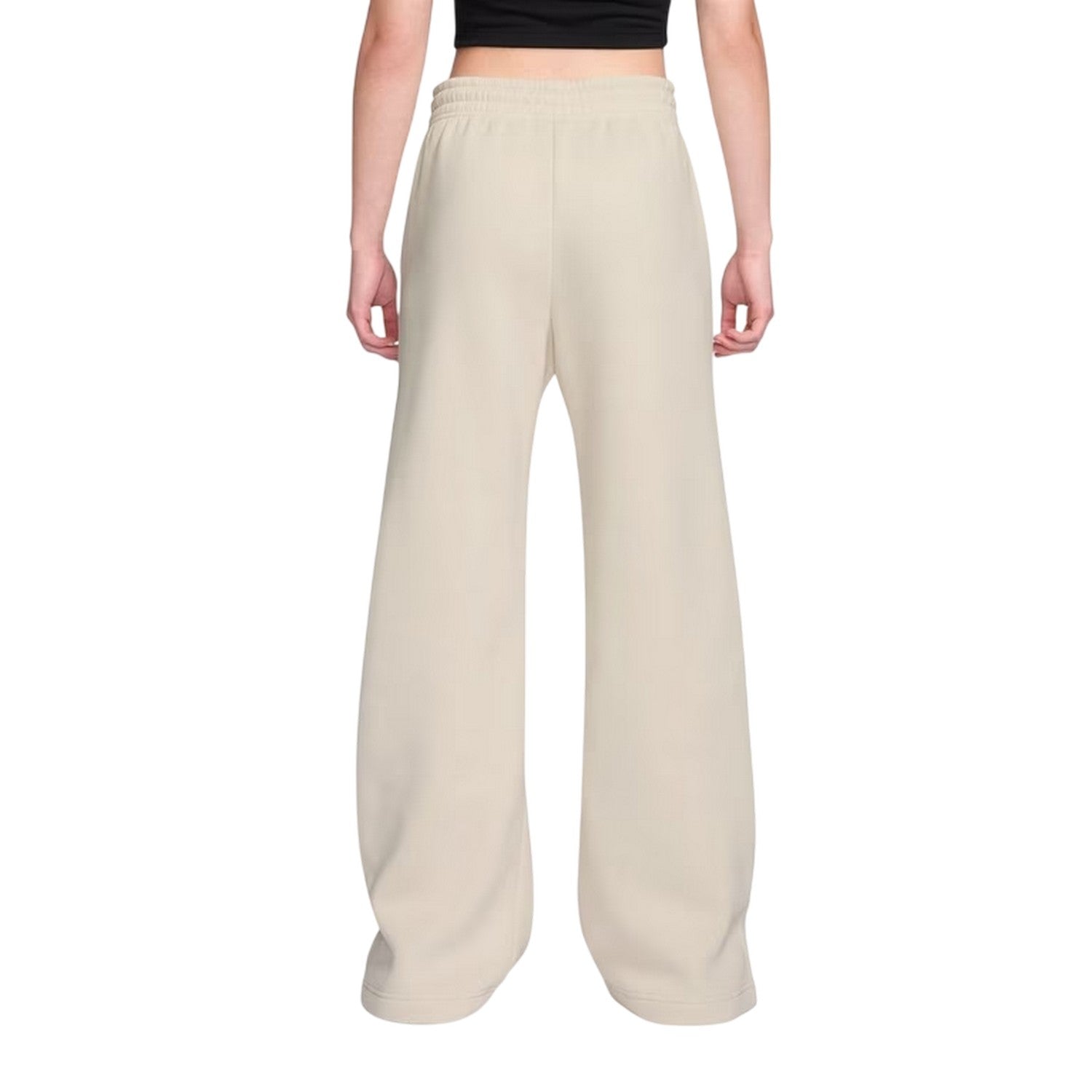 Cream - Back - Nike Womens-Ladies Chenille Sweatpants