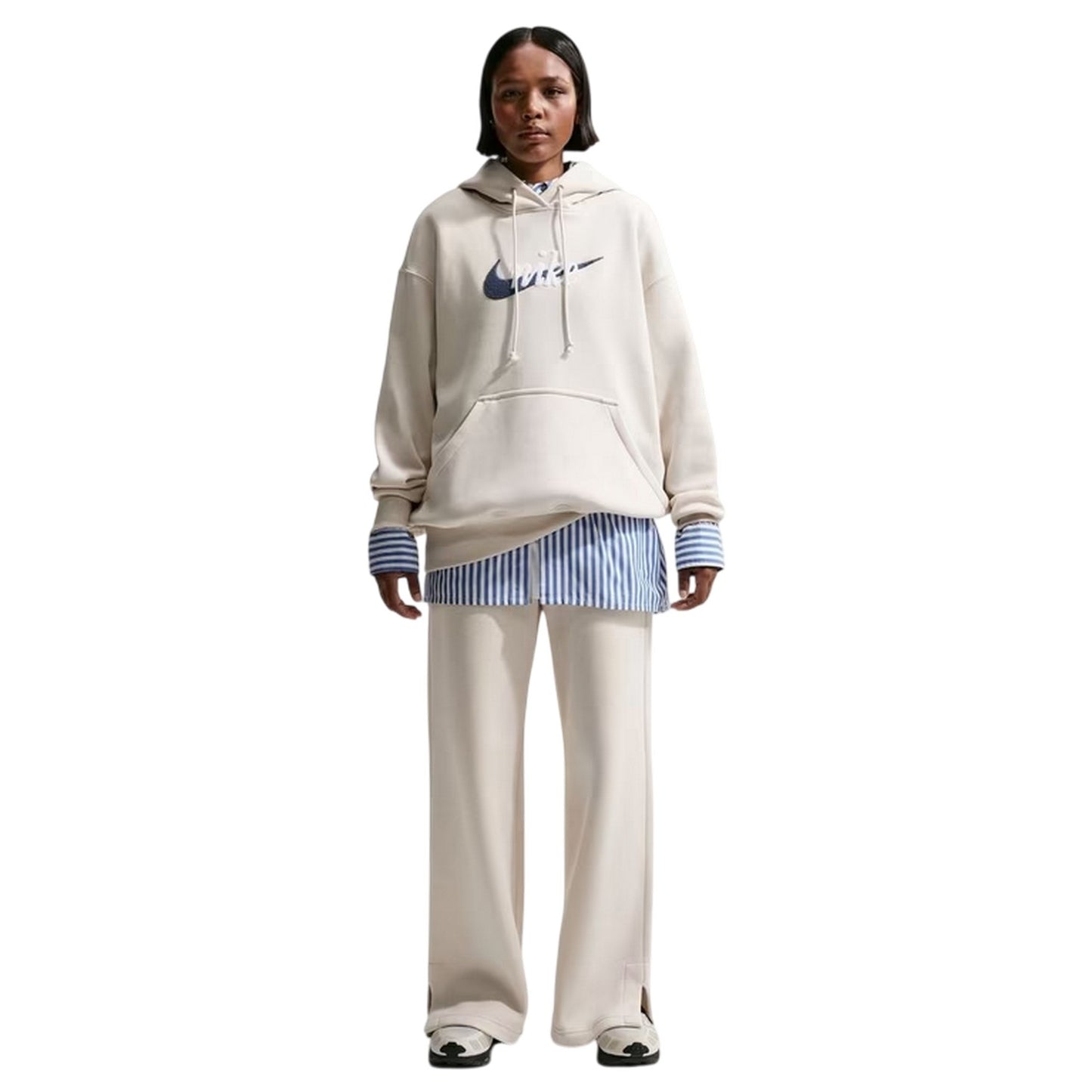 Cream - Lifestyle - Nike Womens-Ladies Chenille Sweatpants