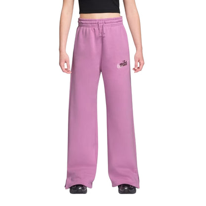 Magenta - Front - Nike Womens-Ladies Chenille Sweatpants