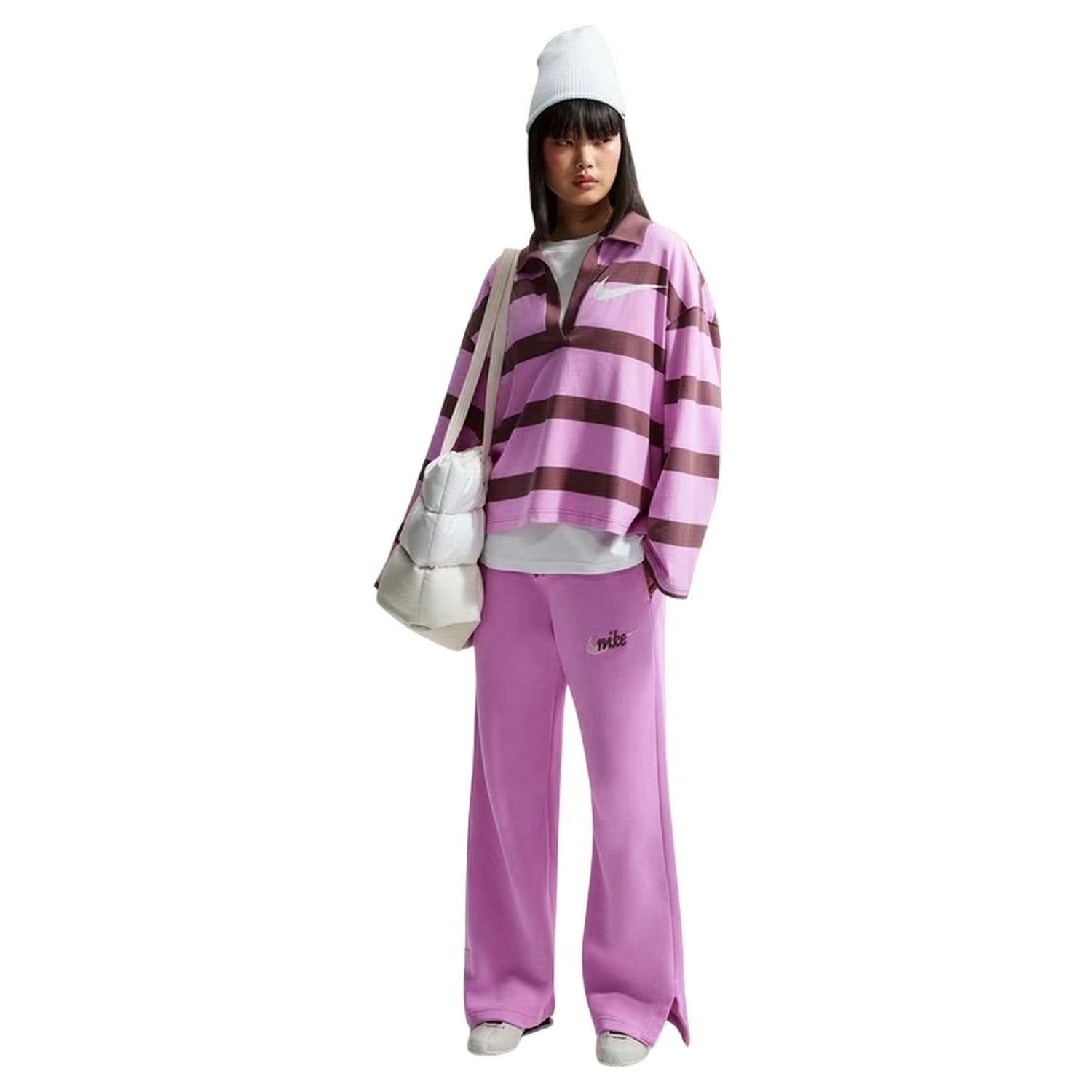 Magenta - Lifestyle - Nike Womens-Ladies Chenille Sweatpants