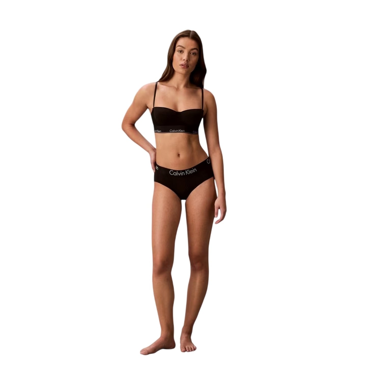Black - Pack Shot - Calvin Klein Womens-Ladies Icon Lined Balconette Bra