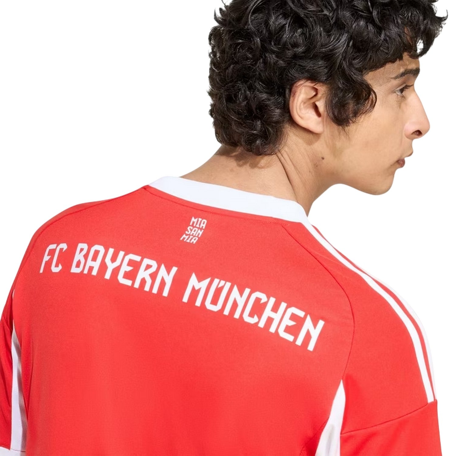 Red - Lifestyle - Adidas Unisex Adult 2025-2026 FC Bayern Munich Football Shirt