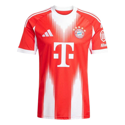 Red - Front - Adidas Unisex Adult 2025-2026 FC Bayern Munich Football Shirt