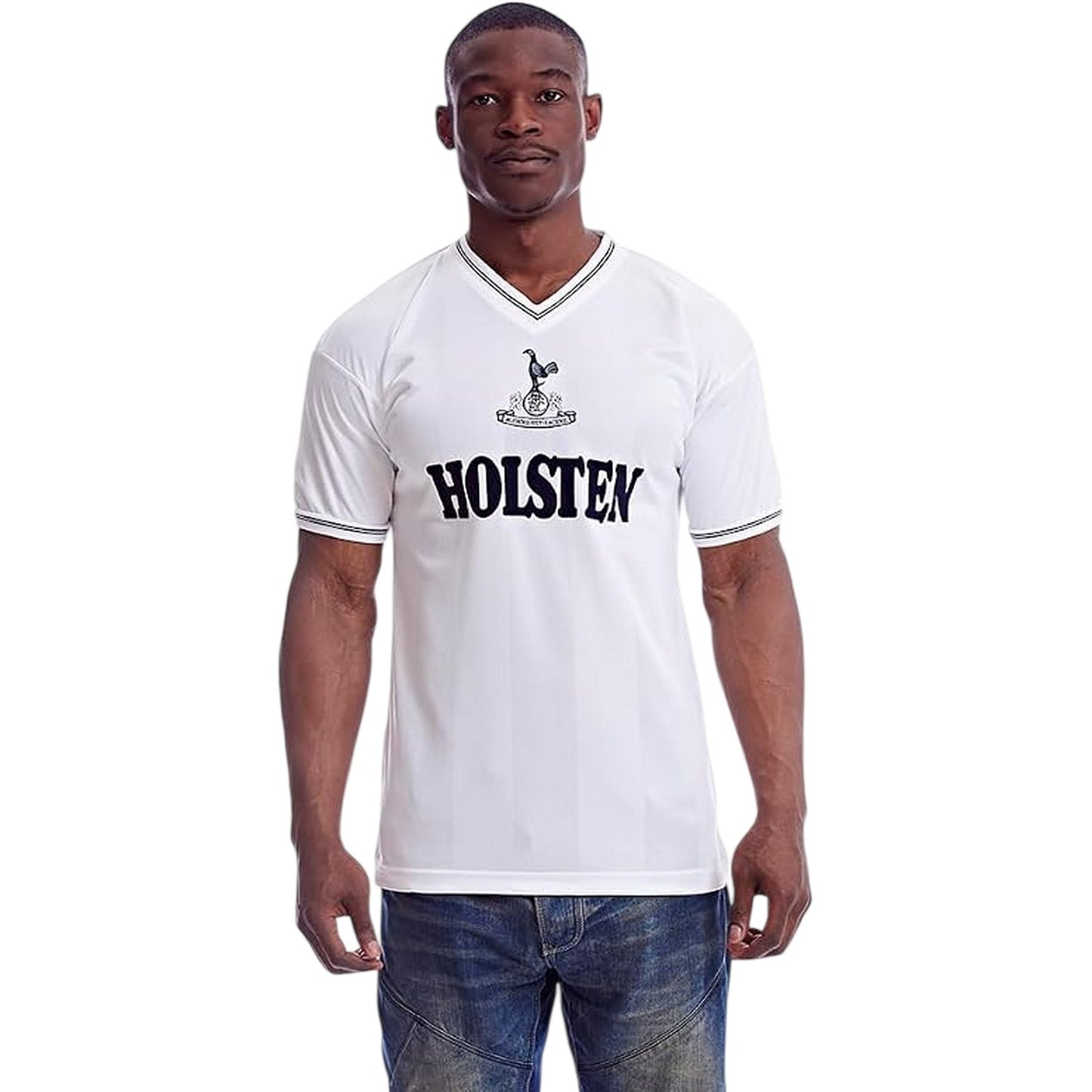 White-Blue - Lifestyle - Adidas Unisex Adult 1983 Tottenham Hotspur FC Short-Sleeved Football Shirt
