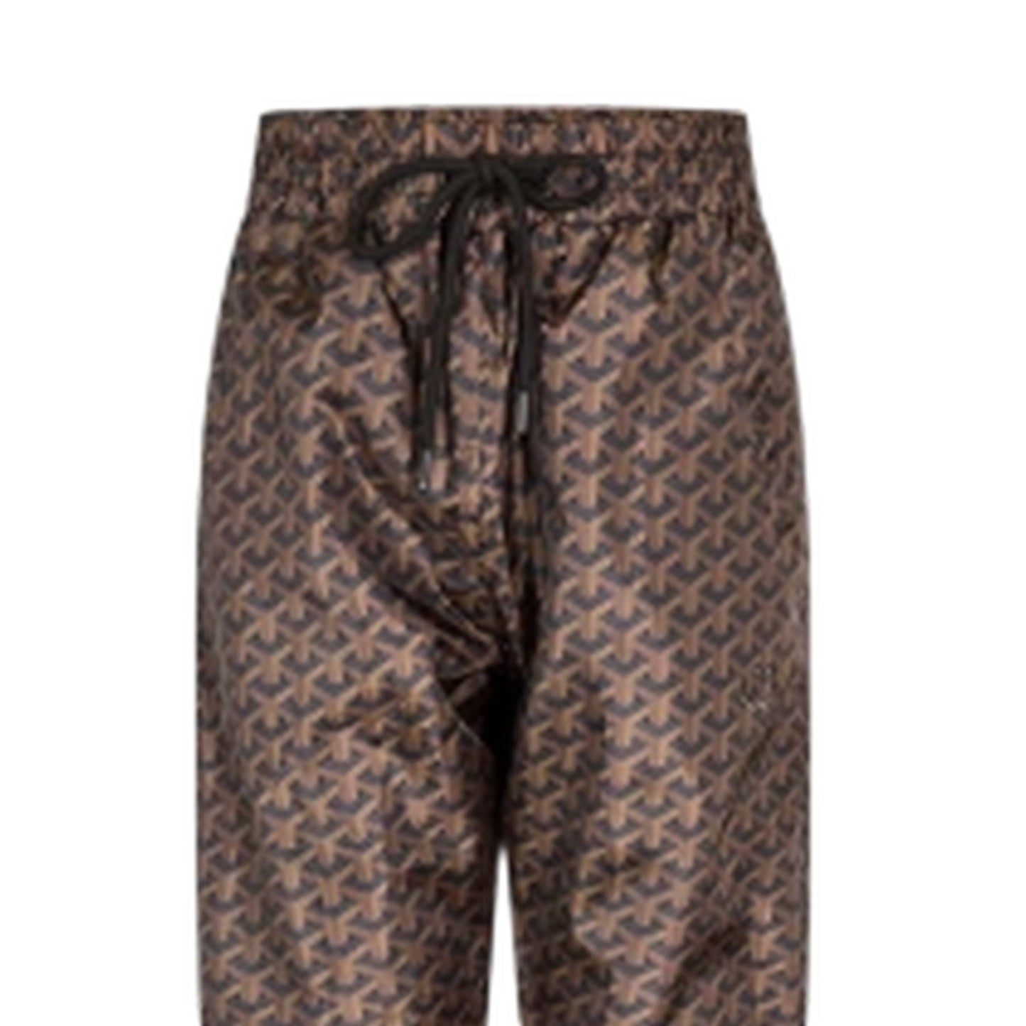 Black-Brown - Side - Criminal Damage Mens Louvre Fleece Joggers