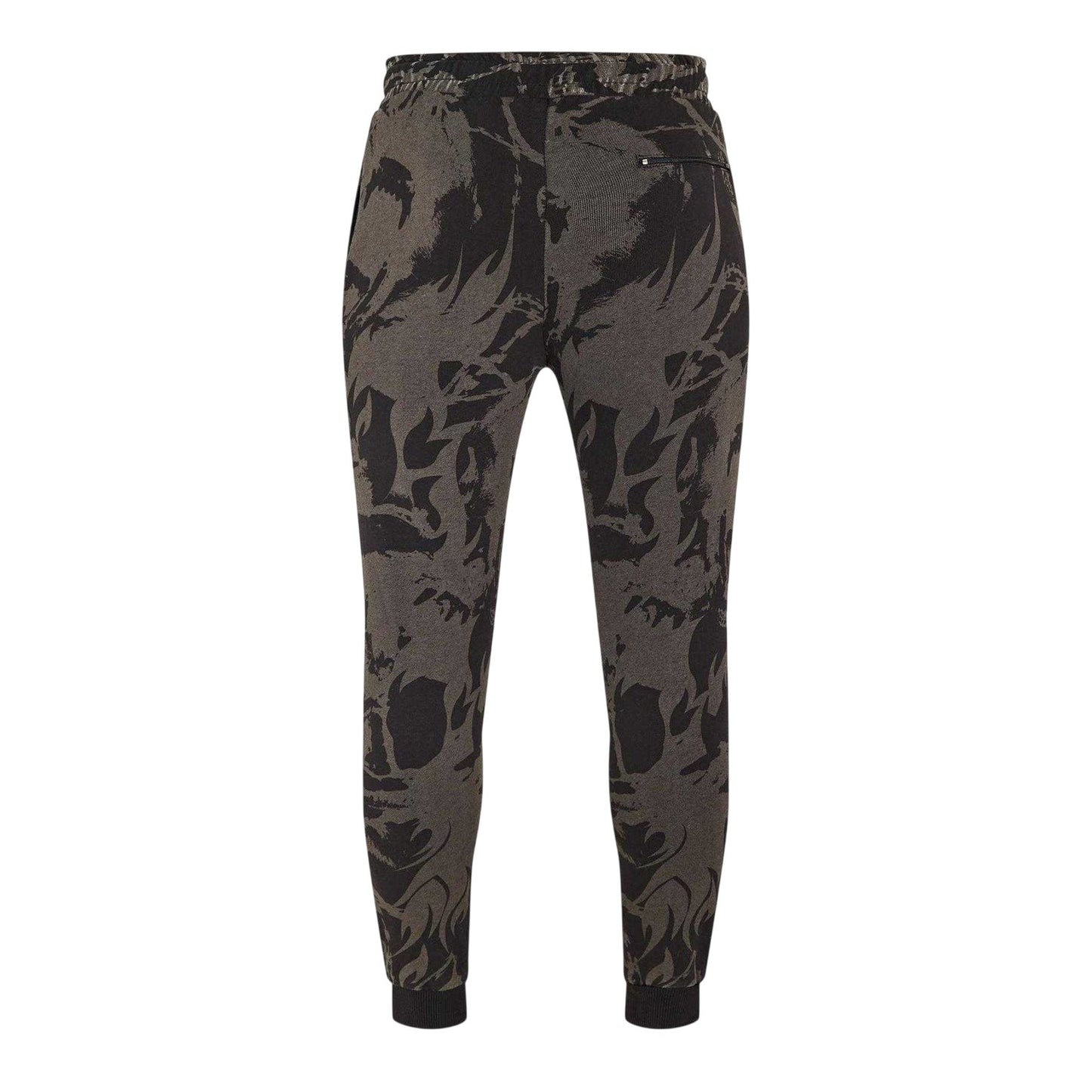 Black - Back - Criminal Damage Mens Abstract Joggers
