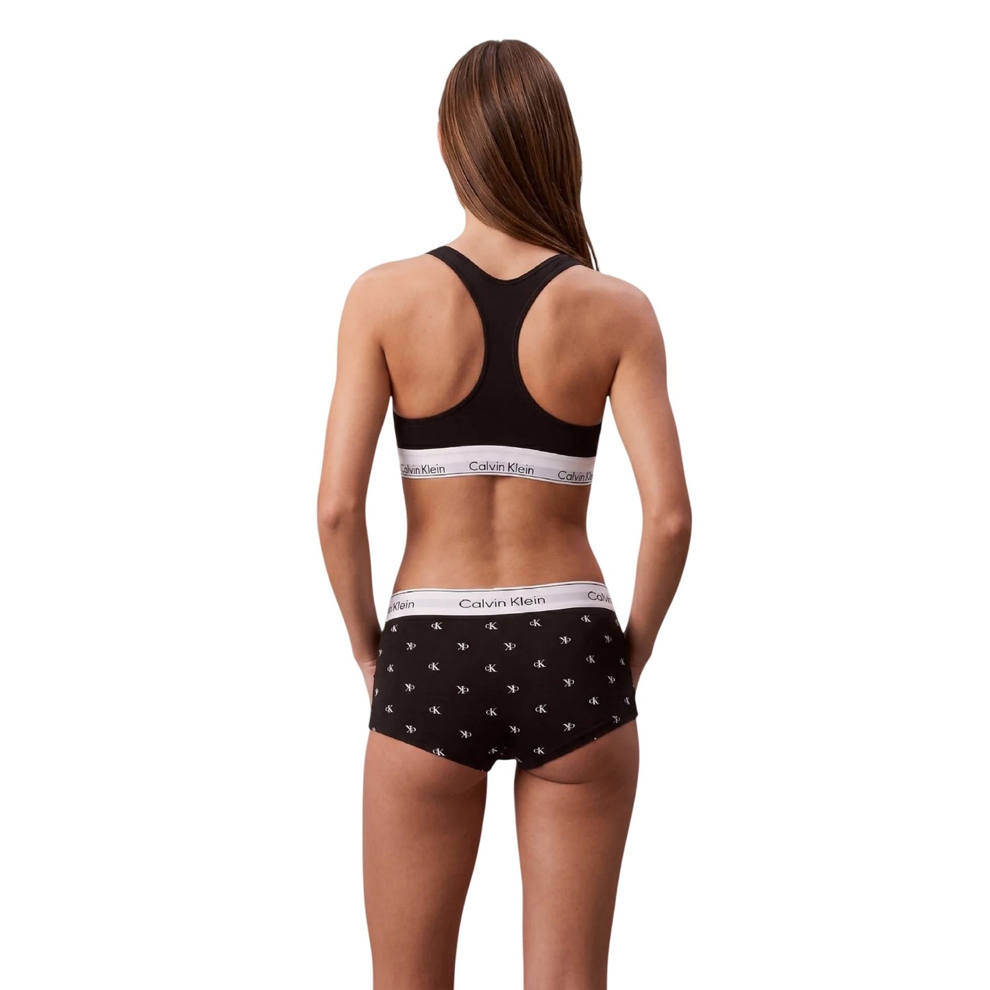 Black - Back - Calvin Klein Womens-Ladies Brazilian Briefs