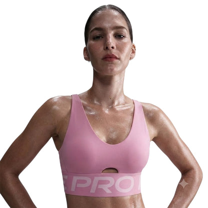 Elemental - Front - Nike Womens-Ladies Indy Plunge Sports Bra