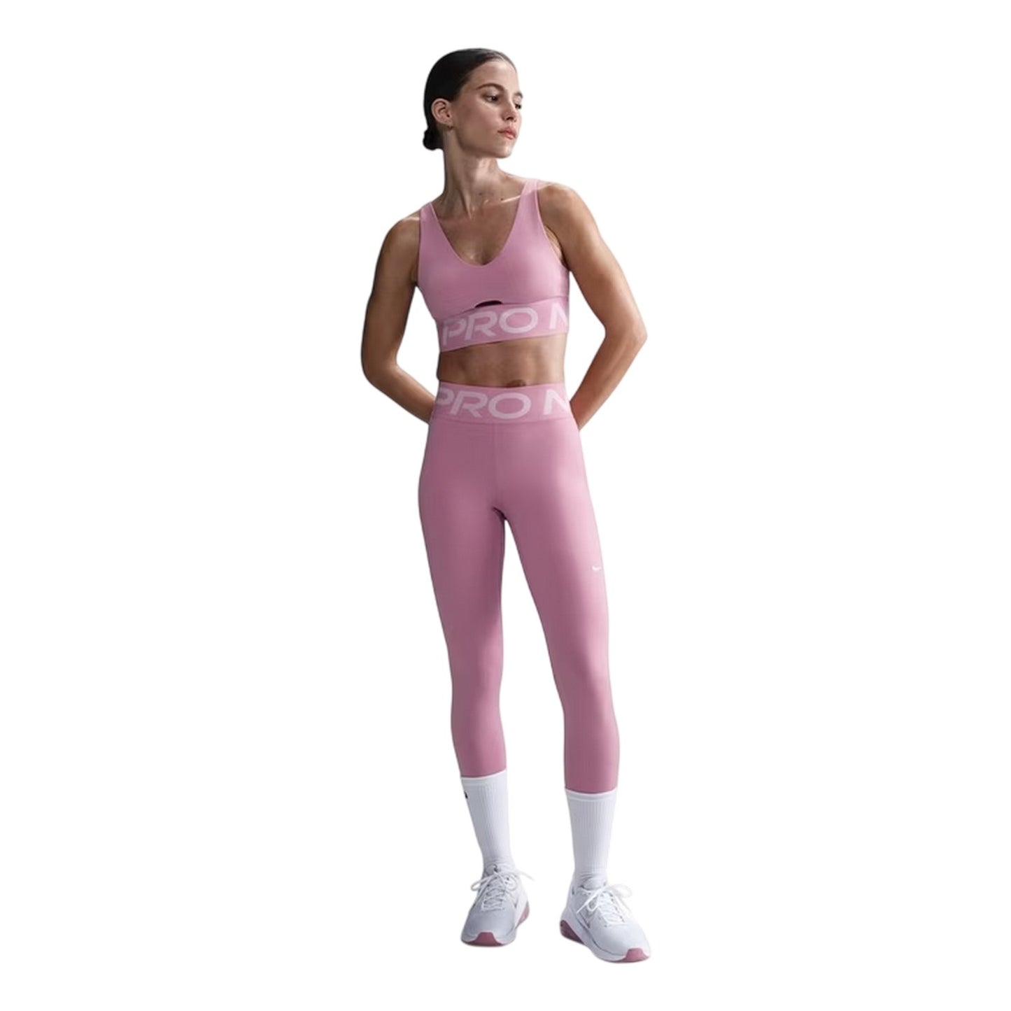 Elemental - Lifestyle - Nike Womens-Ladies Indy Plunge Sports Bra