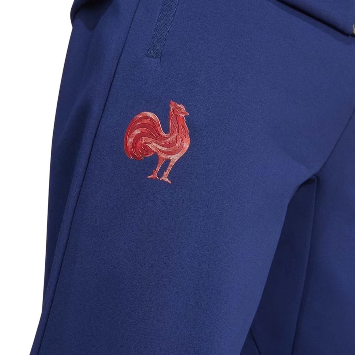 Dark Blue - Lifestyle - Adidas Mens Fleece France Travel Joggers