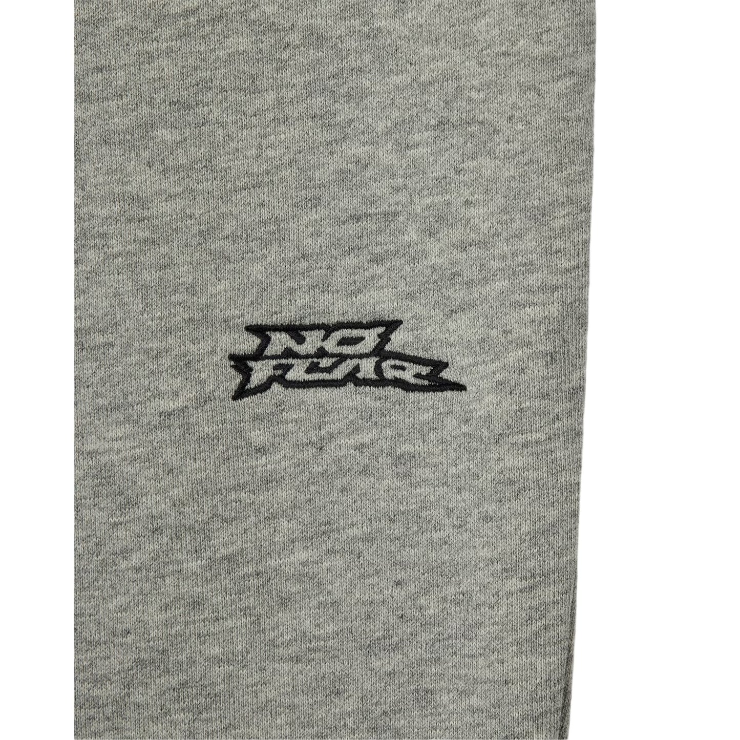 Grey - Side - No Fear Mens Cotton Blend Joggers