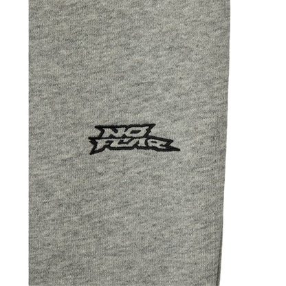 Grey - Side - No Fear Mens Cotton Blend Joggers