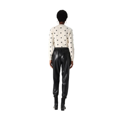 Black - Back - Boss Womens-Ladies Solid Relaxed Fit Joggers