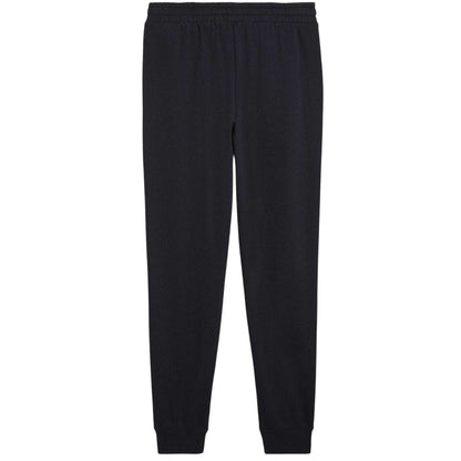 Navy - Back - Puma Mens Logo Cuffed Joggers