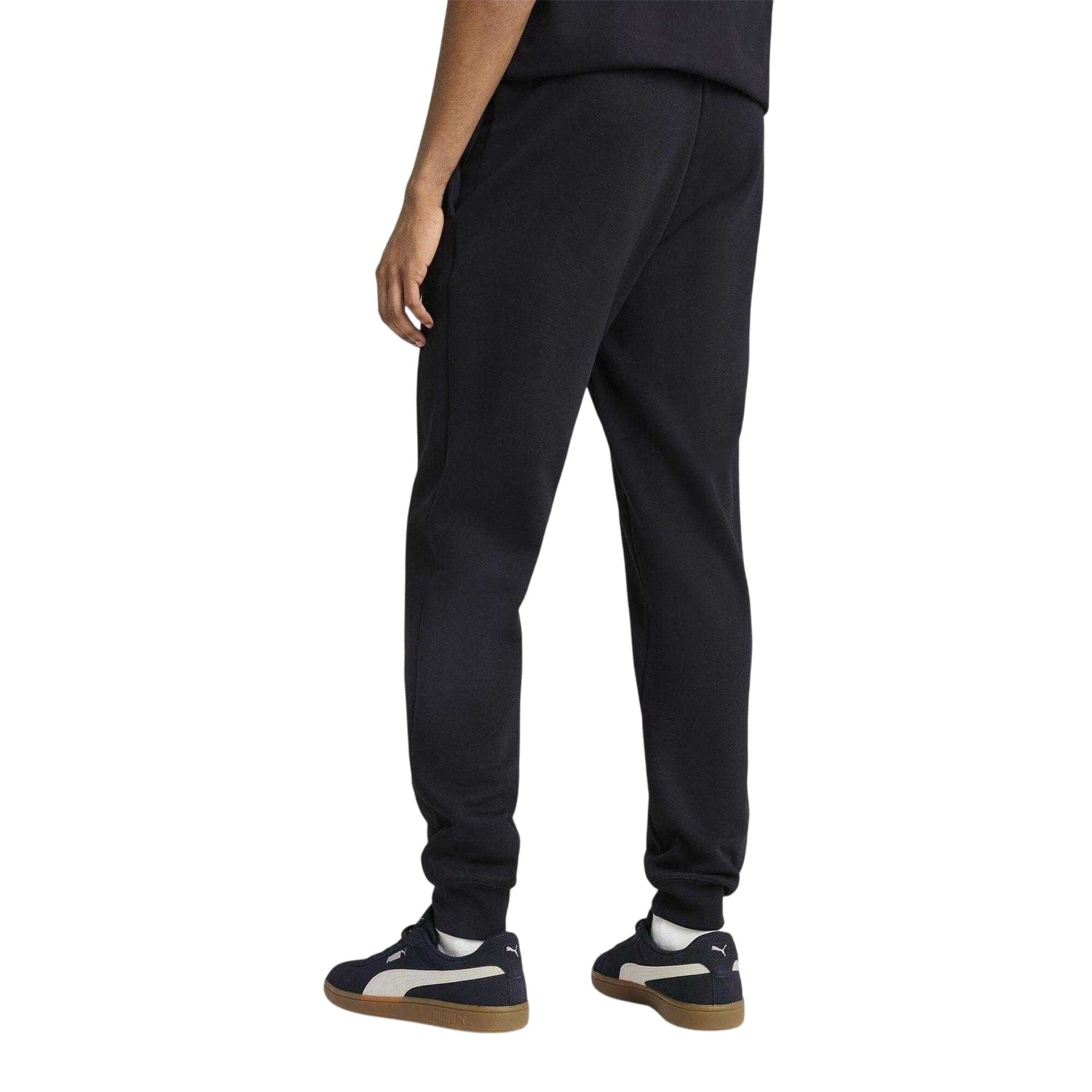 Navy - Lifestyle - Puma Mens Logo Cuffed Joggers