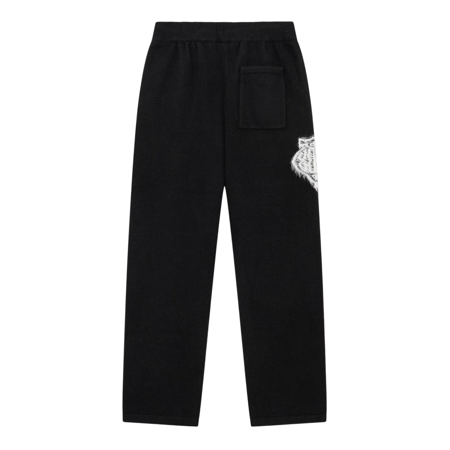 Black - Back - Couture Mens Fluffy Casual Joggers