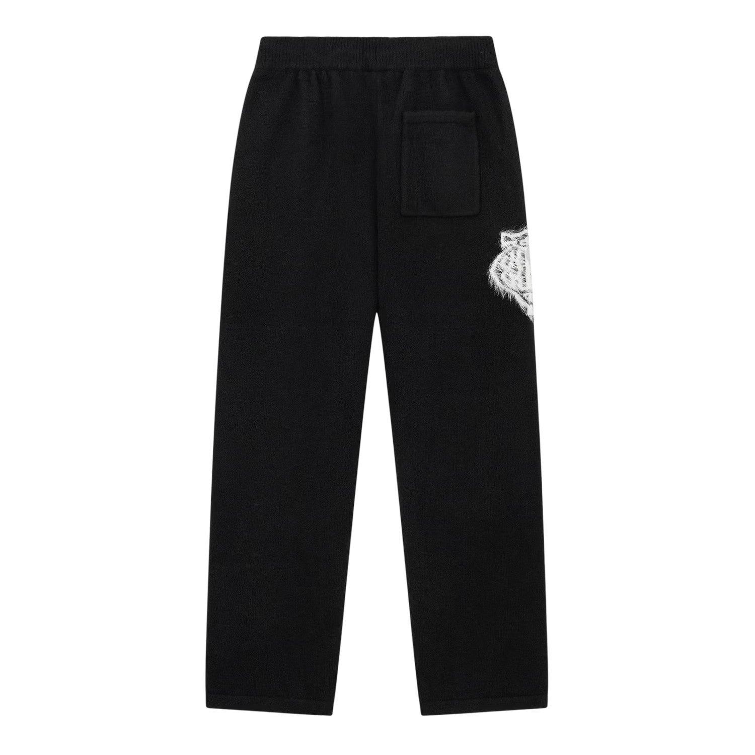 Black - Back - Couture Mens Fluffy Casual Joggers